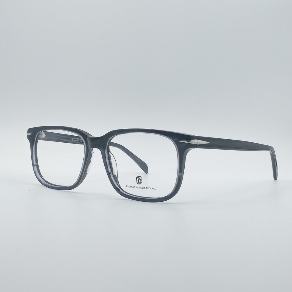 Acetate Black & Navy Blue Frame Men's Optics-264