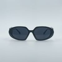 Acetate Black Frame Women's Sunglasses-069