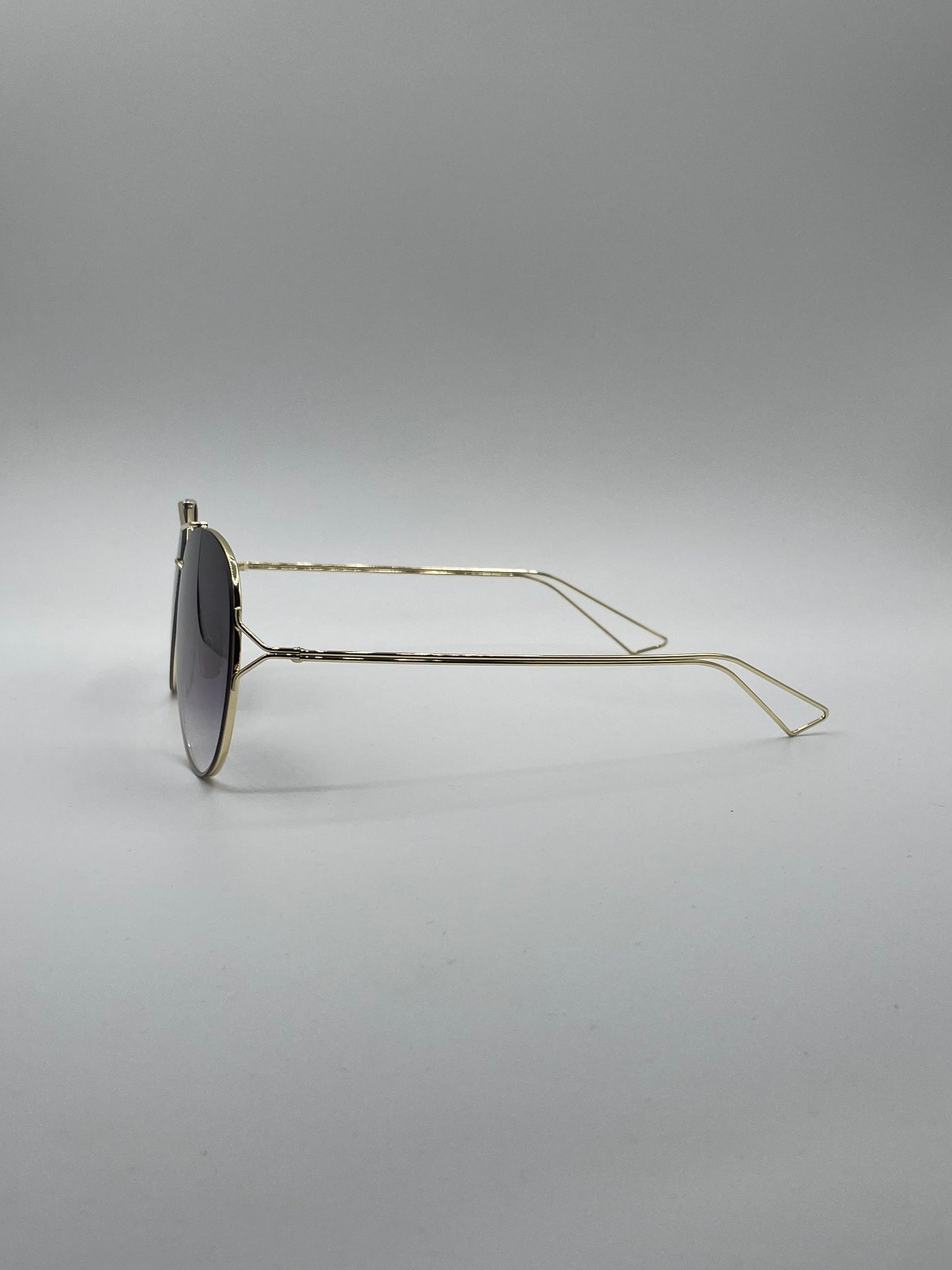 Aviator Thin Golden Frame Sunglasses-159