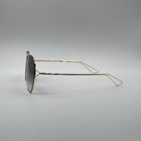 Aviator Thin Golden Frame Sunglasses-159