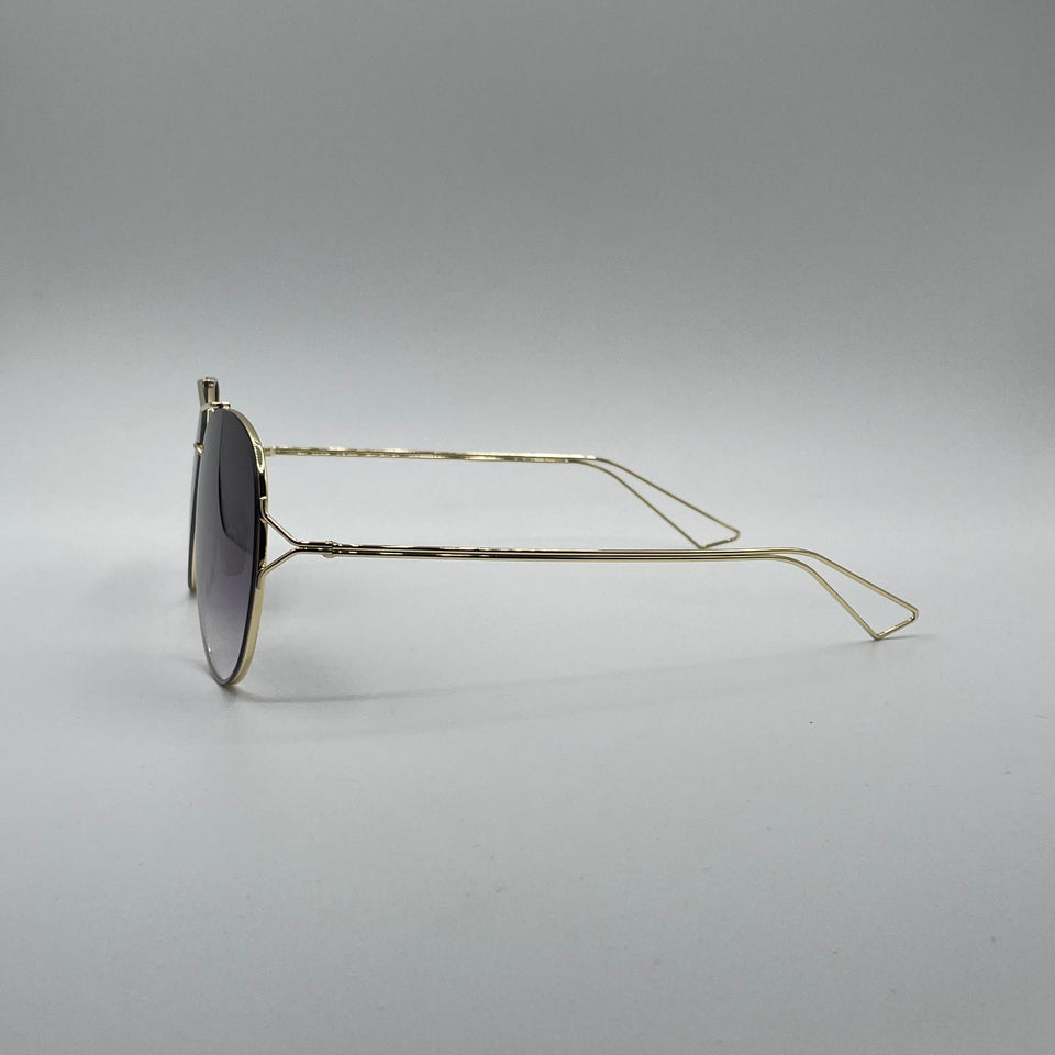 Aviator Thin Golden Frame Sunglasses-159