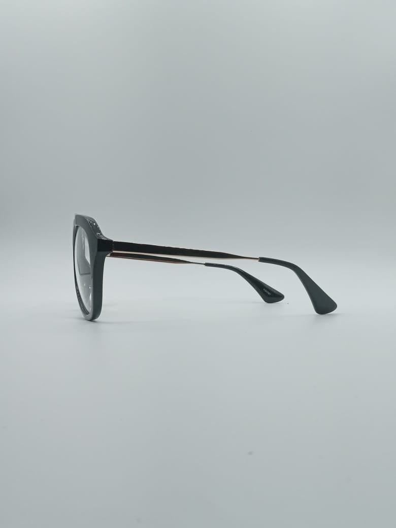 Aviator Black Frame Unisex Optics-054