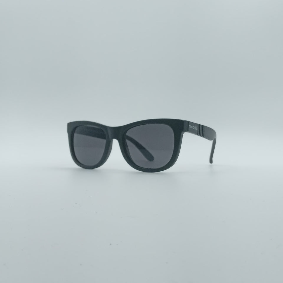 Acetate Black Frame Kids Sunglasses-054