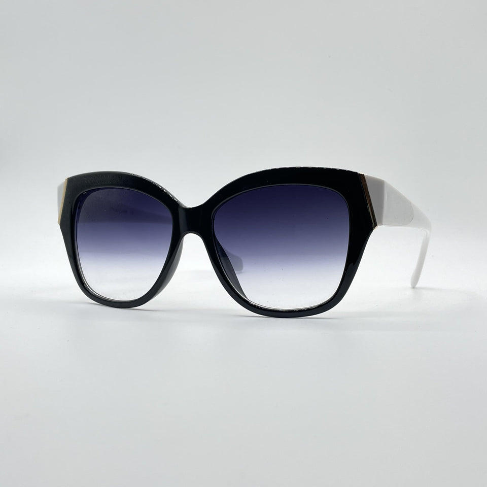 Cat Eye Black Frame Women's Sunglasses-081