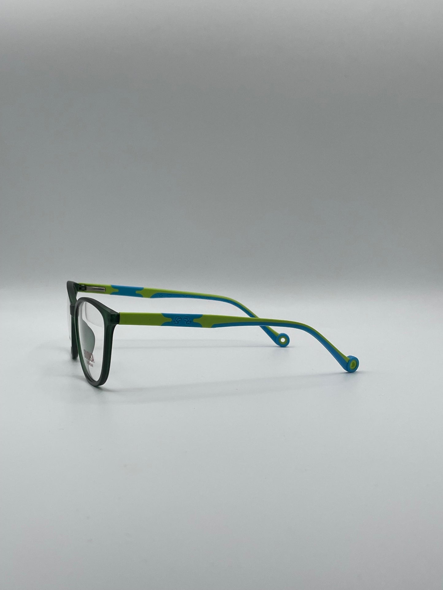 Cat Eye Green & Blue Frame Kids Optics-299