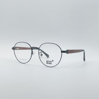 Circular Thin Black Frame Men's Optics-265