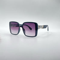 Square Black Frame Women's Sunglasses-194