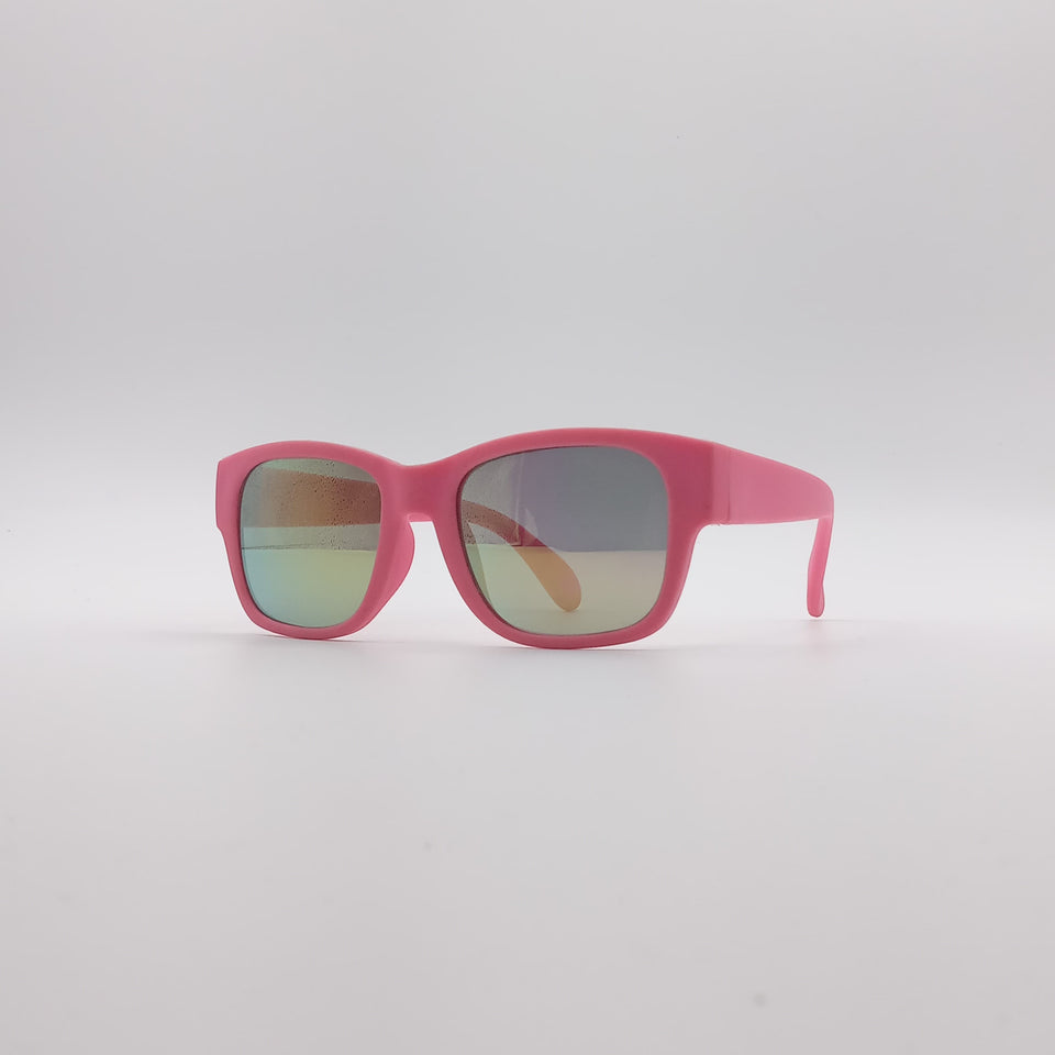 Acetate Pink Frame Kids Sunglasses-062