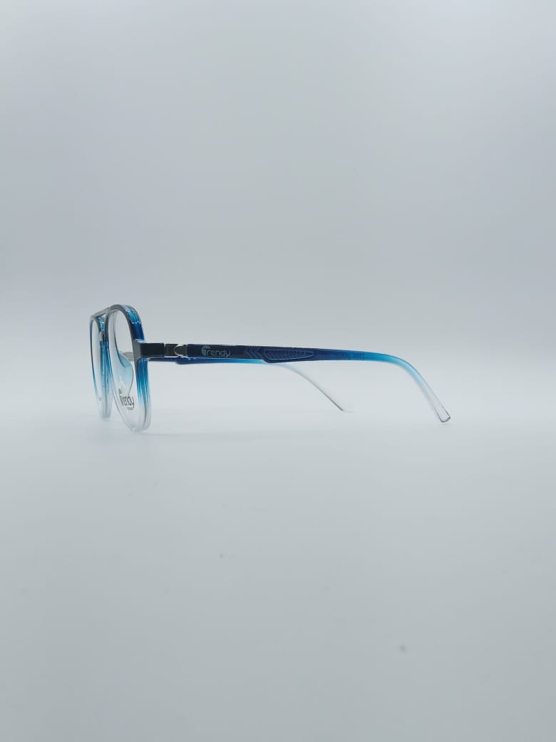 Aviator Blue & White Frame Kids Optics-132