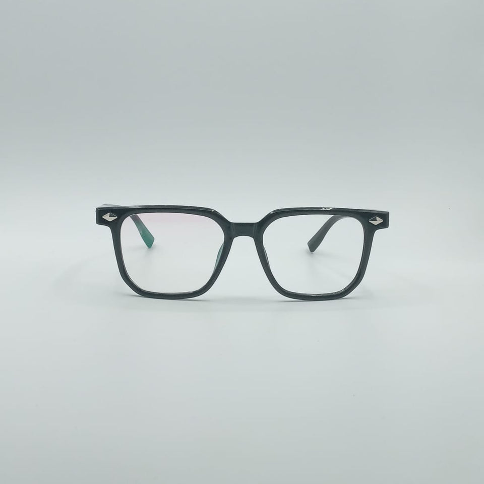 Acetate Black Frame Men's Optics-048