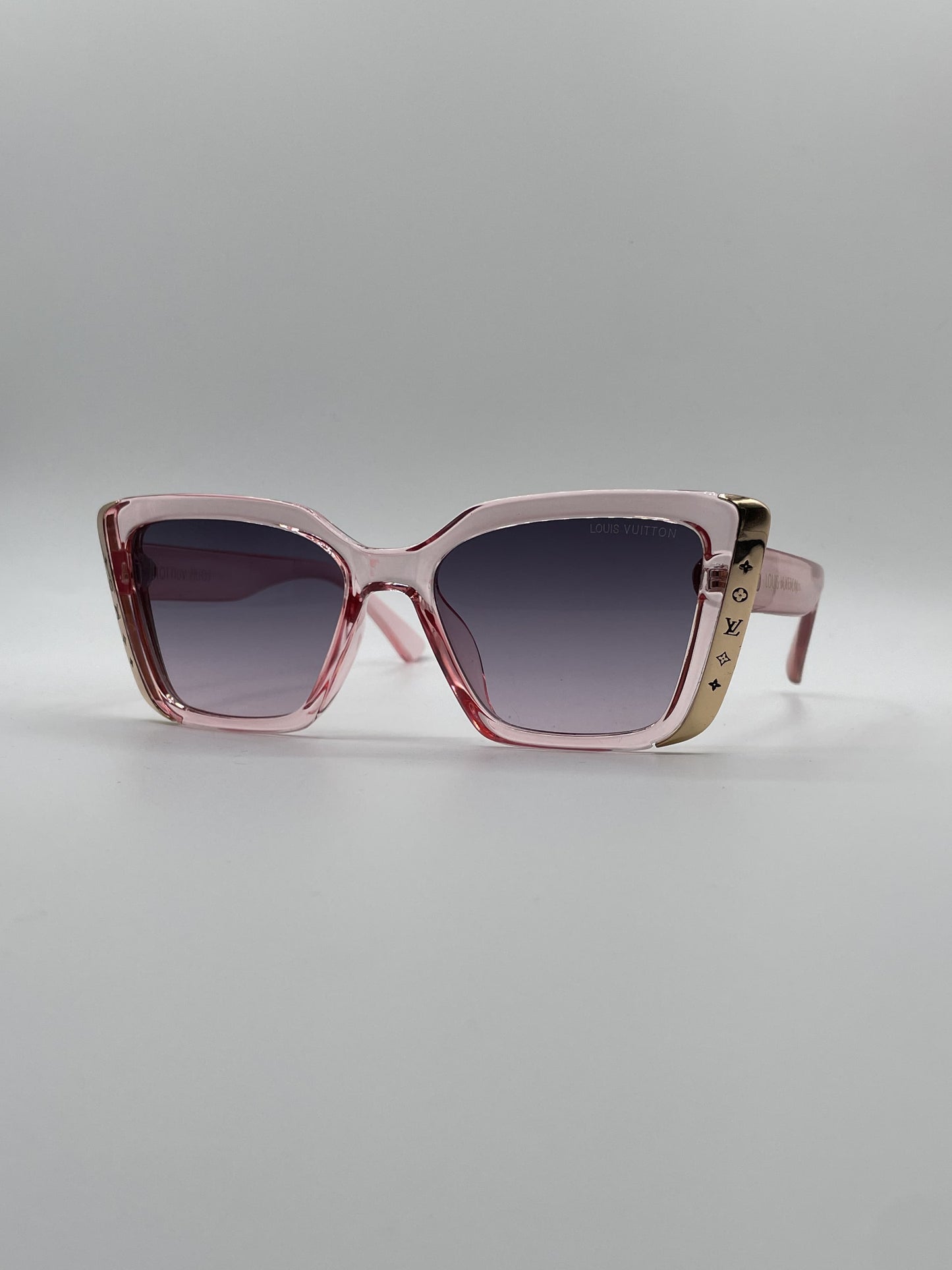 Cat Eye Pink Frame Women's Sunglasses-098