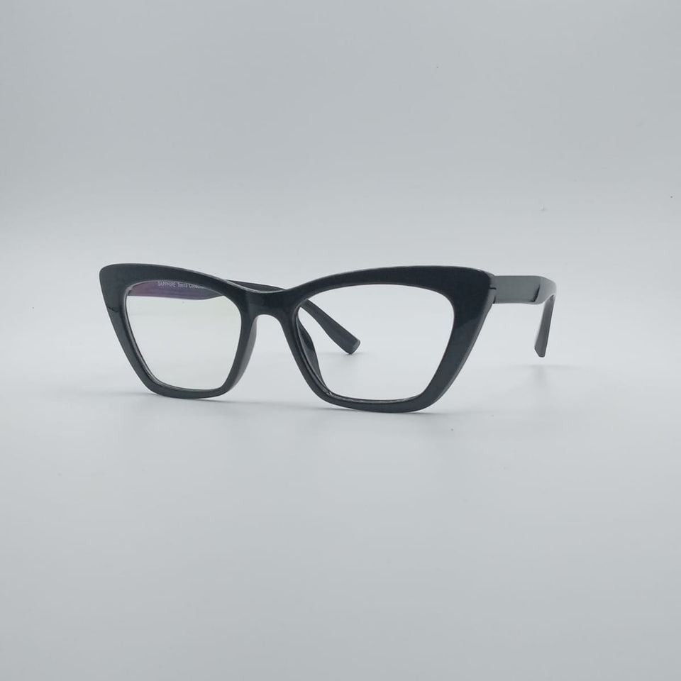 Cat Eye Black Frame Optics-006