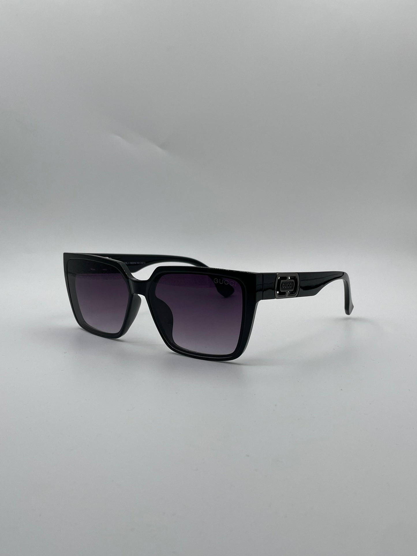 Square Black Frame Women's Sunglasses-141