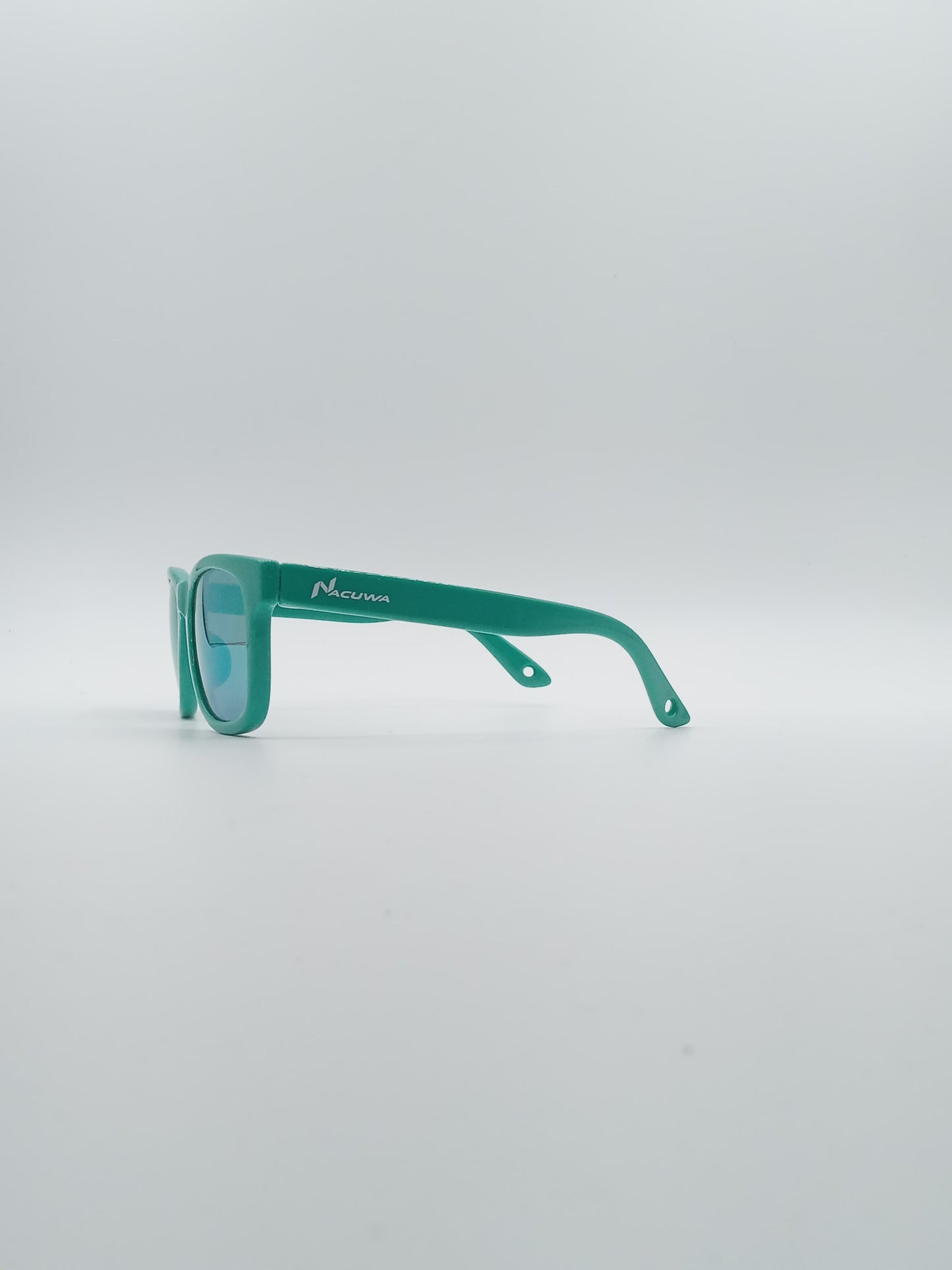 Acetate Dark Green Frame Kids Sunglasses-066
