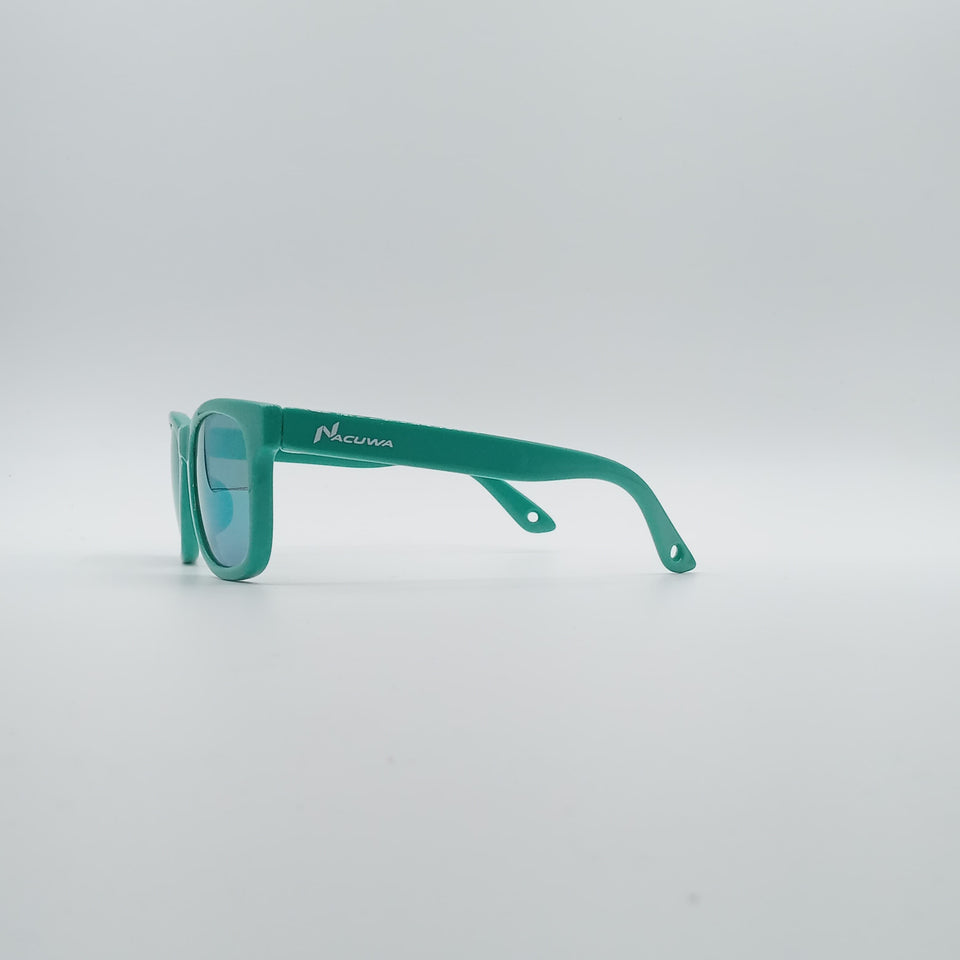 Acetate Dark Green Frame Kids Sunglasses-066