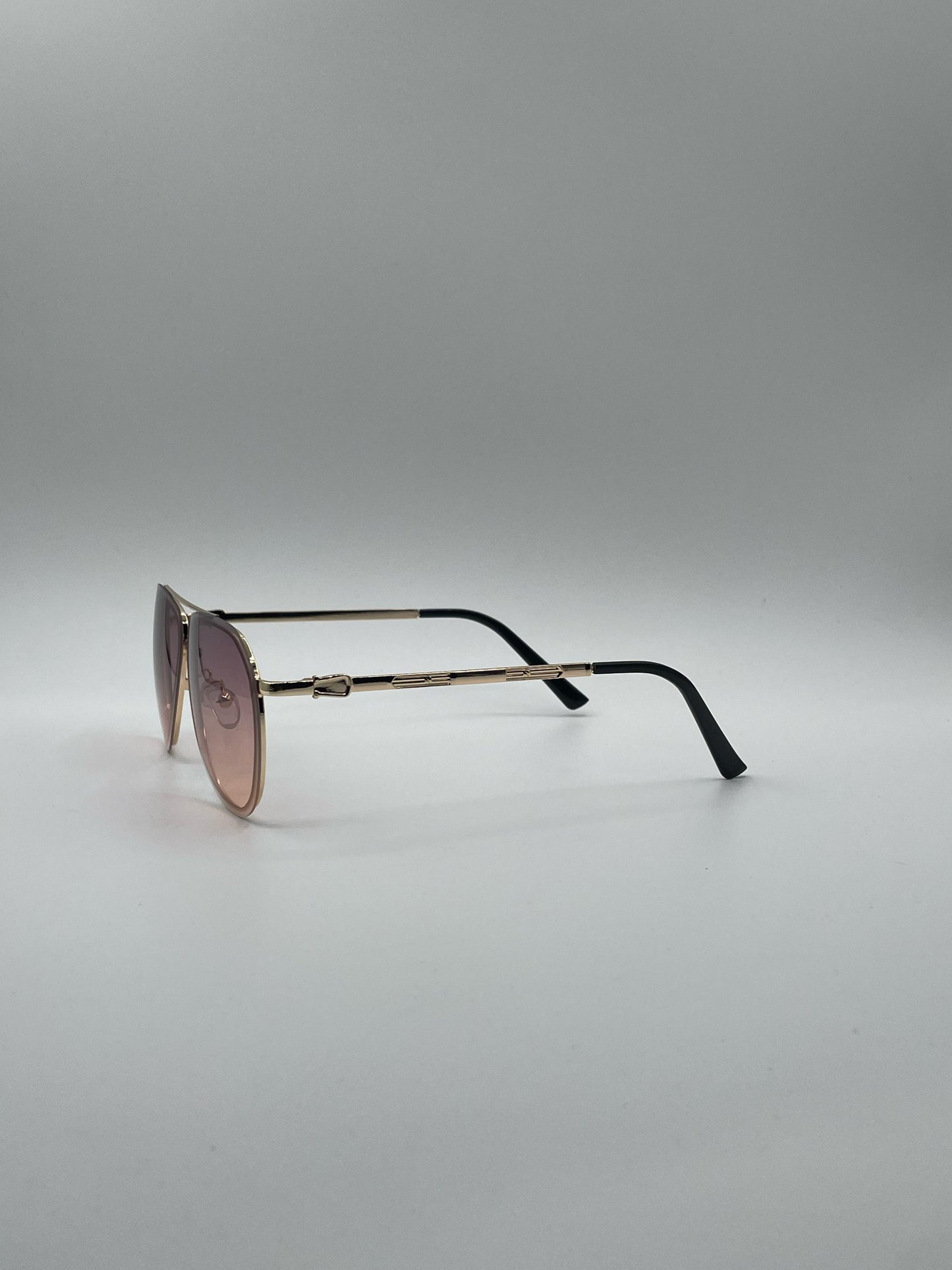 Aviator Thin Frame Sunglasses-168
