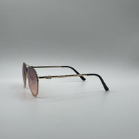 Aviator Thin Frame Sunglasses-168