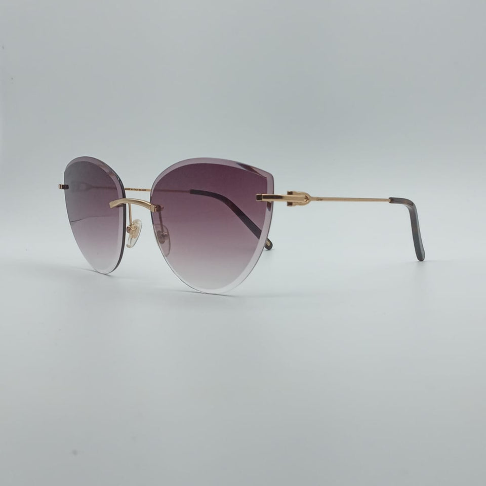 Cat Eye Frame Women's Sunglasses-031