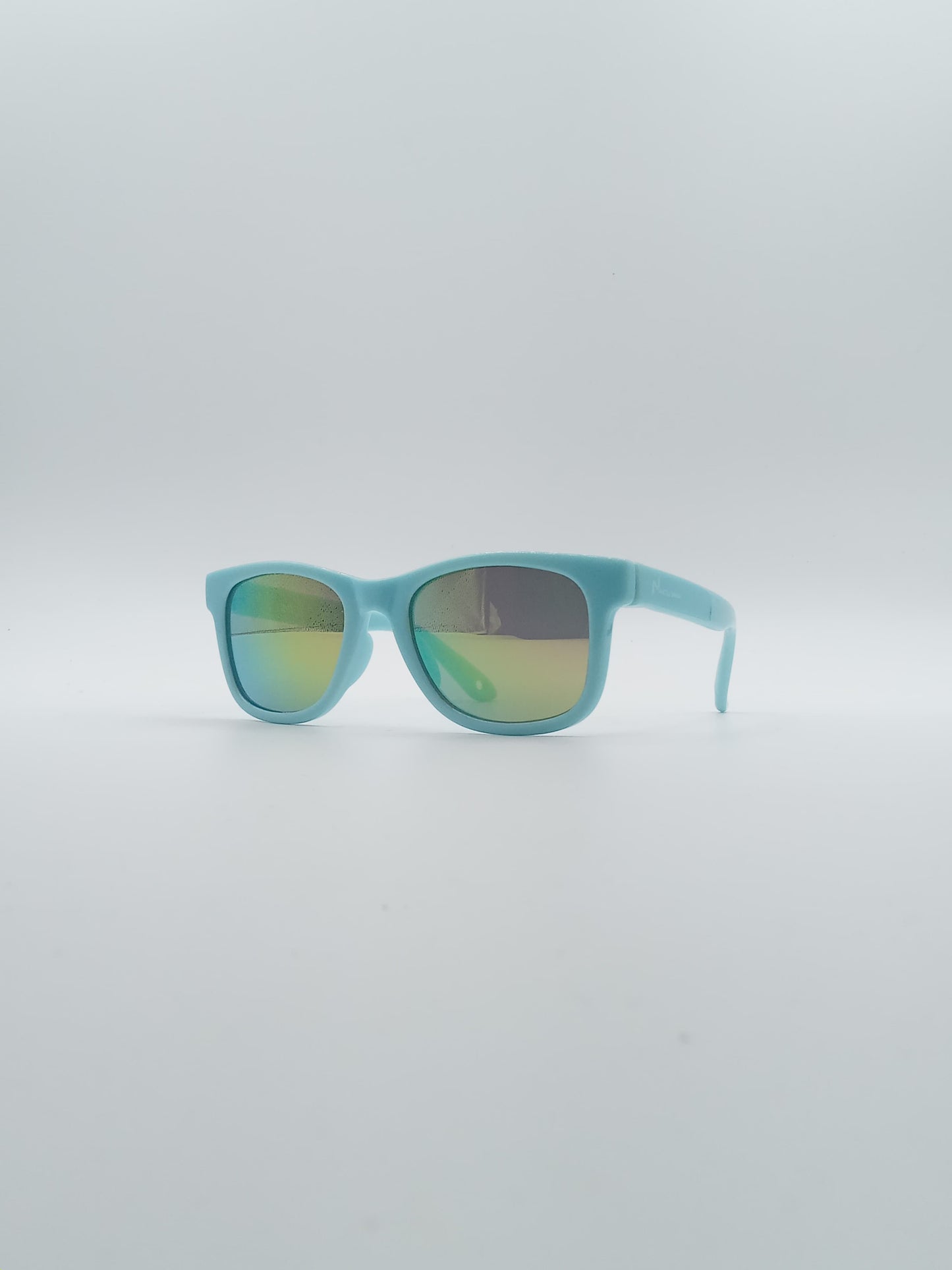 Acetate Cyan Frame Kids Sunglasses-067