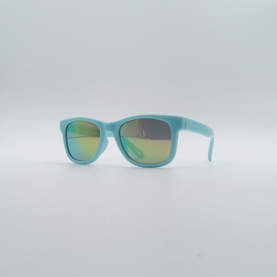 Acetate Cyan Frame Kids Sunglasses-067