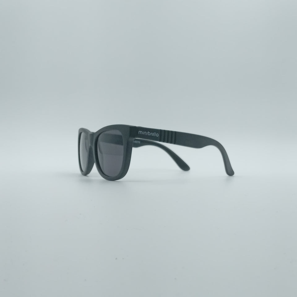 Acetate Black Frame Kids Sunglasses-054
