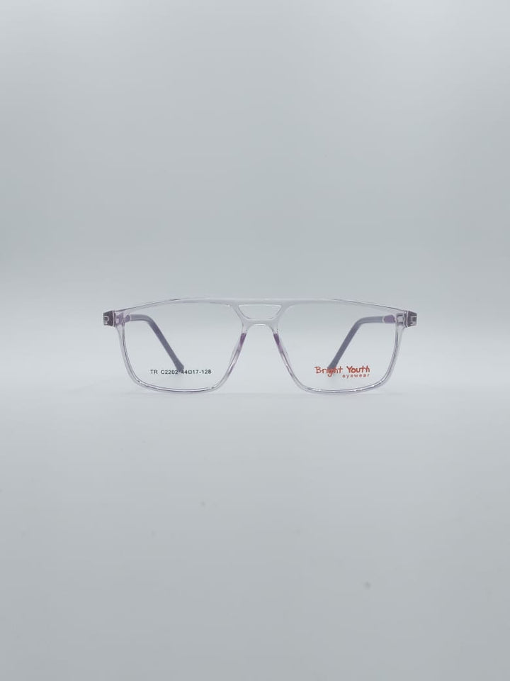 Angular Translucent Pink Frame Kids Optics-134