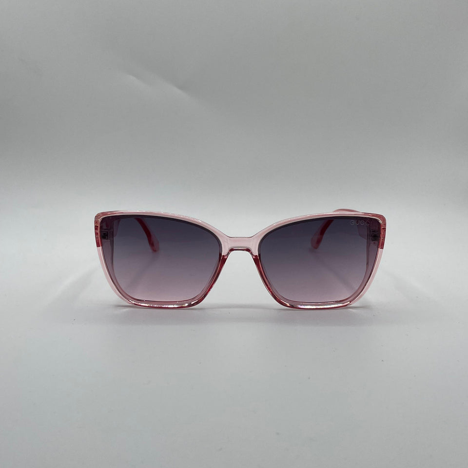 Cat Eye Pink Frame Women's Sunglasses-144