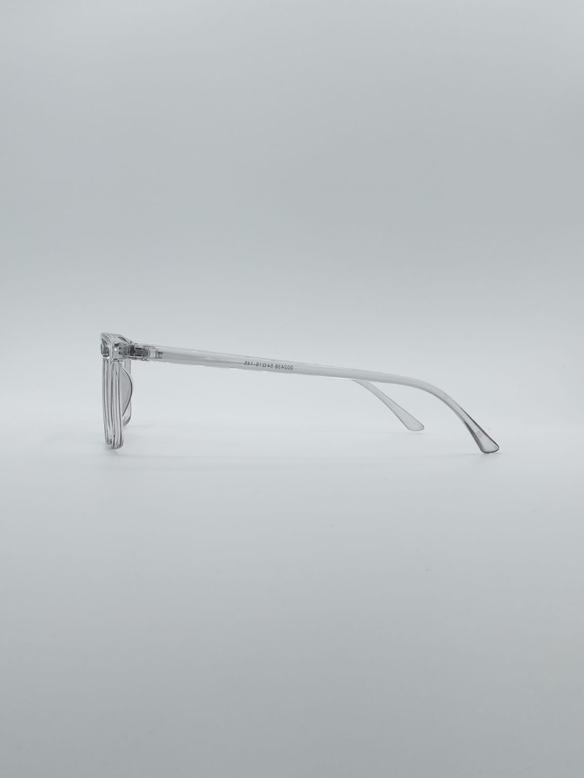 Acetate Translucent Men's Frame Optics-028