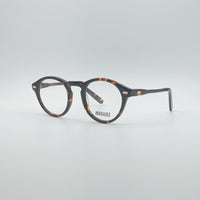Circular Brown & Orange Frame Men's Optics-258