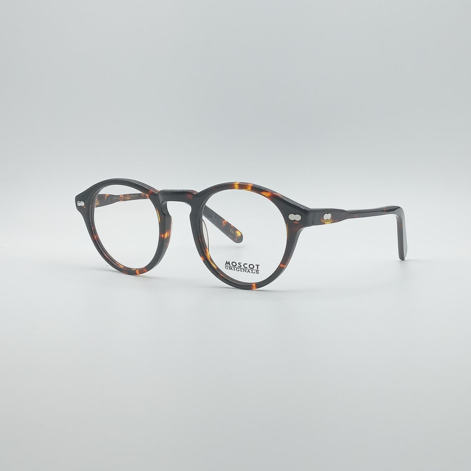 Circular Brown & Orange Frame Men's Optics-258