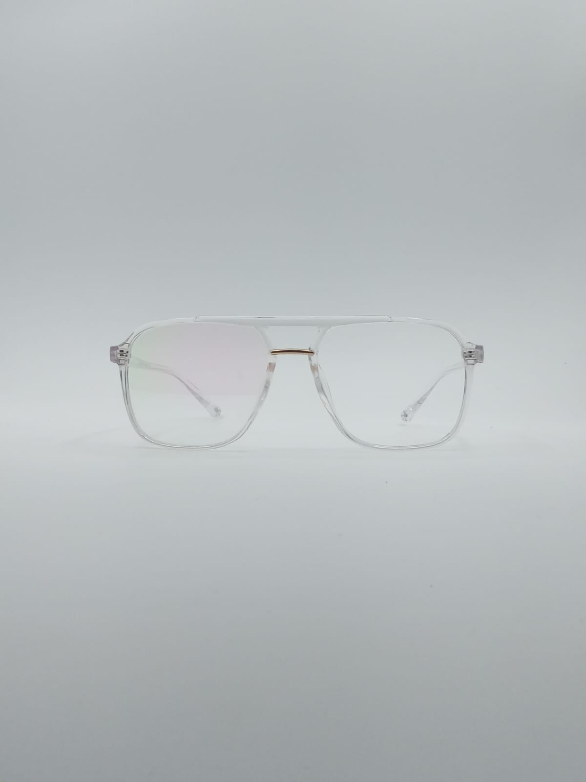 Acetate Translucent Men's Frame Optics-021
