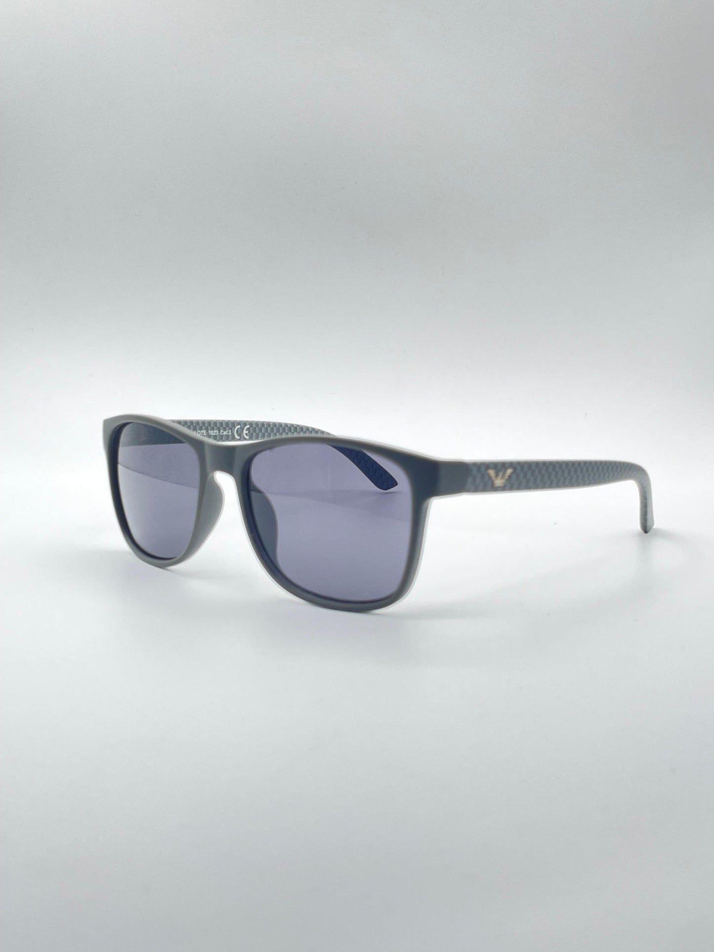 Acetate Dark Grey Frame Men's Sunglasses-145