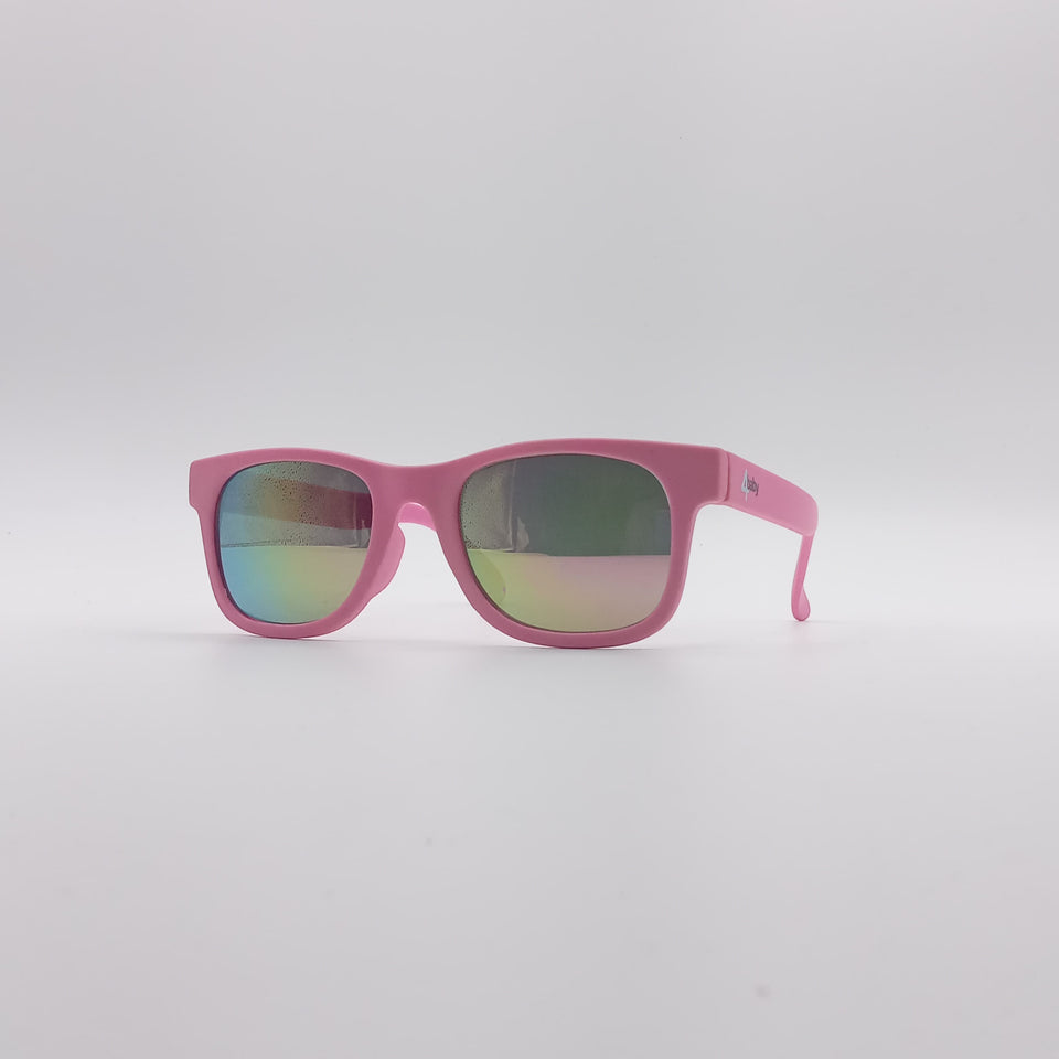 Acetate Pink Frame Kids Sunglasses-060