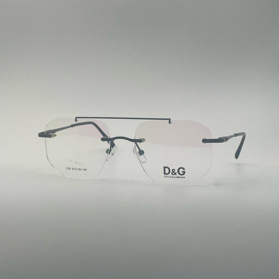 Rimless Aviator Frame Men Optics-397