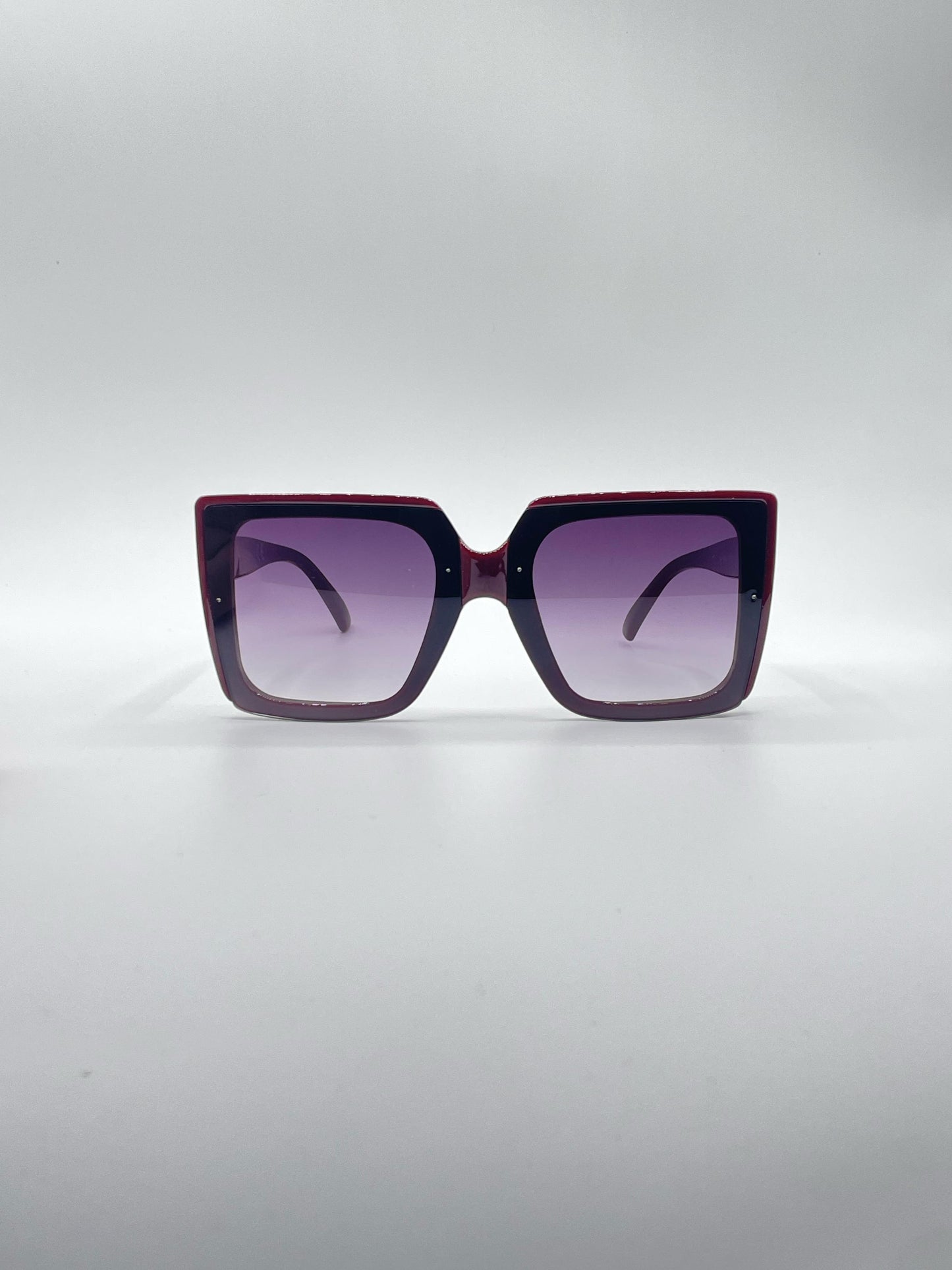 Square Black Frame Women's Sunglasses-183