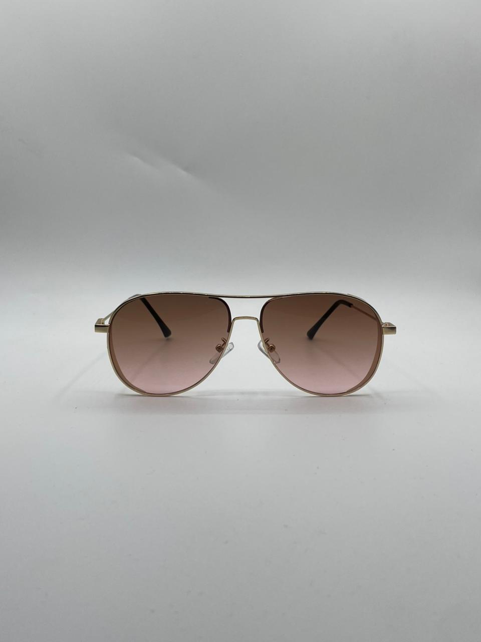 Aviator Golden Frame Sunglasses-134