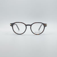 Circular Brown & Orange Frame Men's Optics-256