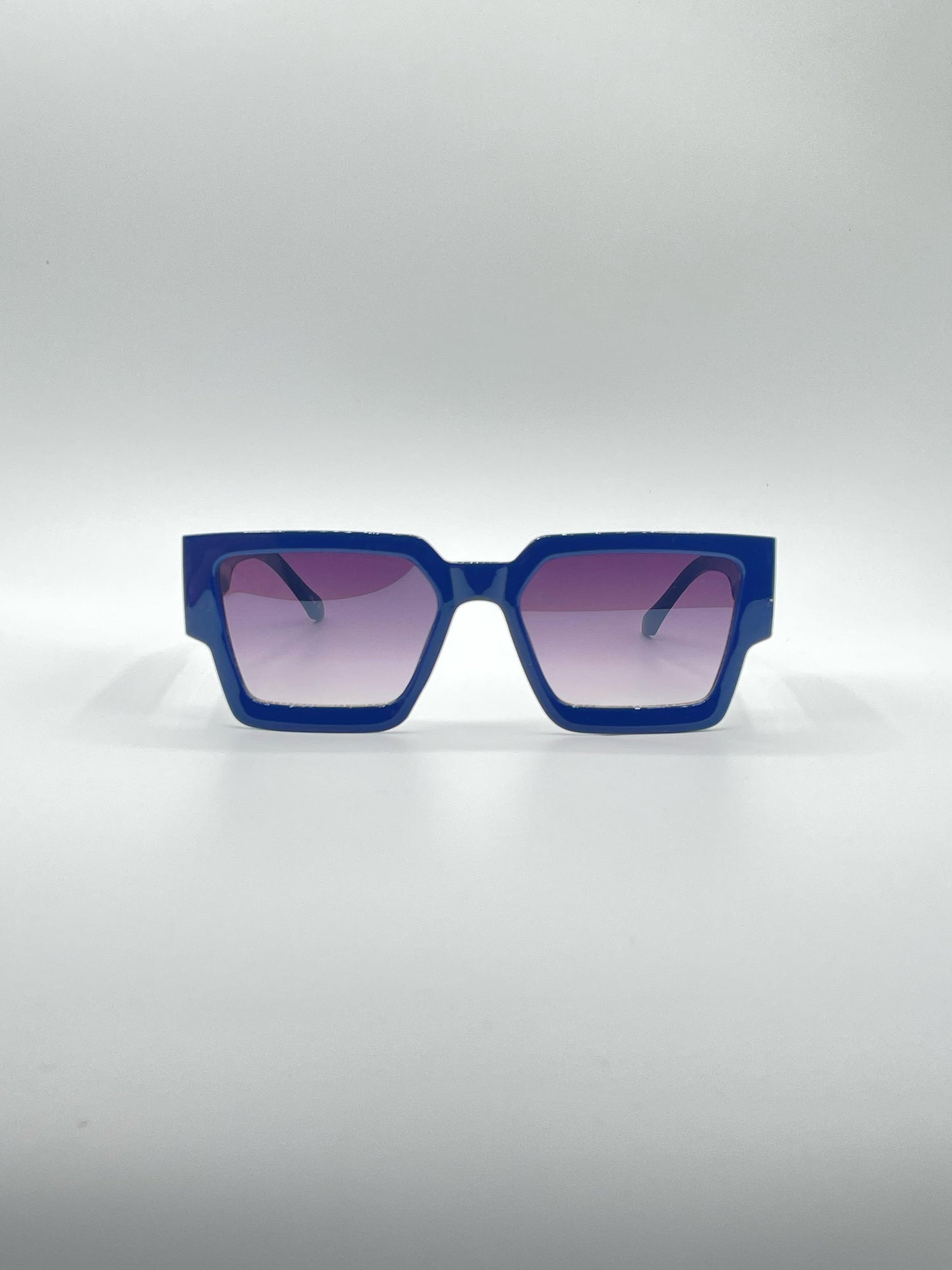Acetate Blue Frame Sunglasses-196