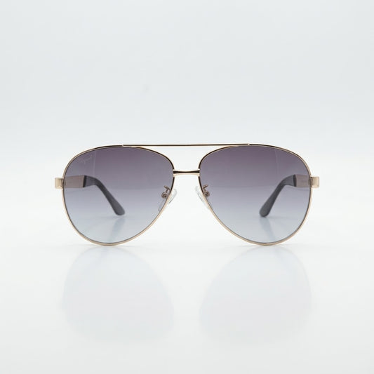 Aviator Thin Golden Frame Unisex Sunglasses-006