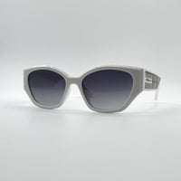 Cat Eye white Frame Women's Sunglasses-097