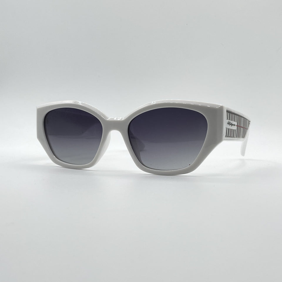 Cat Eye white Frame Women's Sunglasses-097
