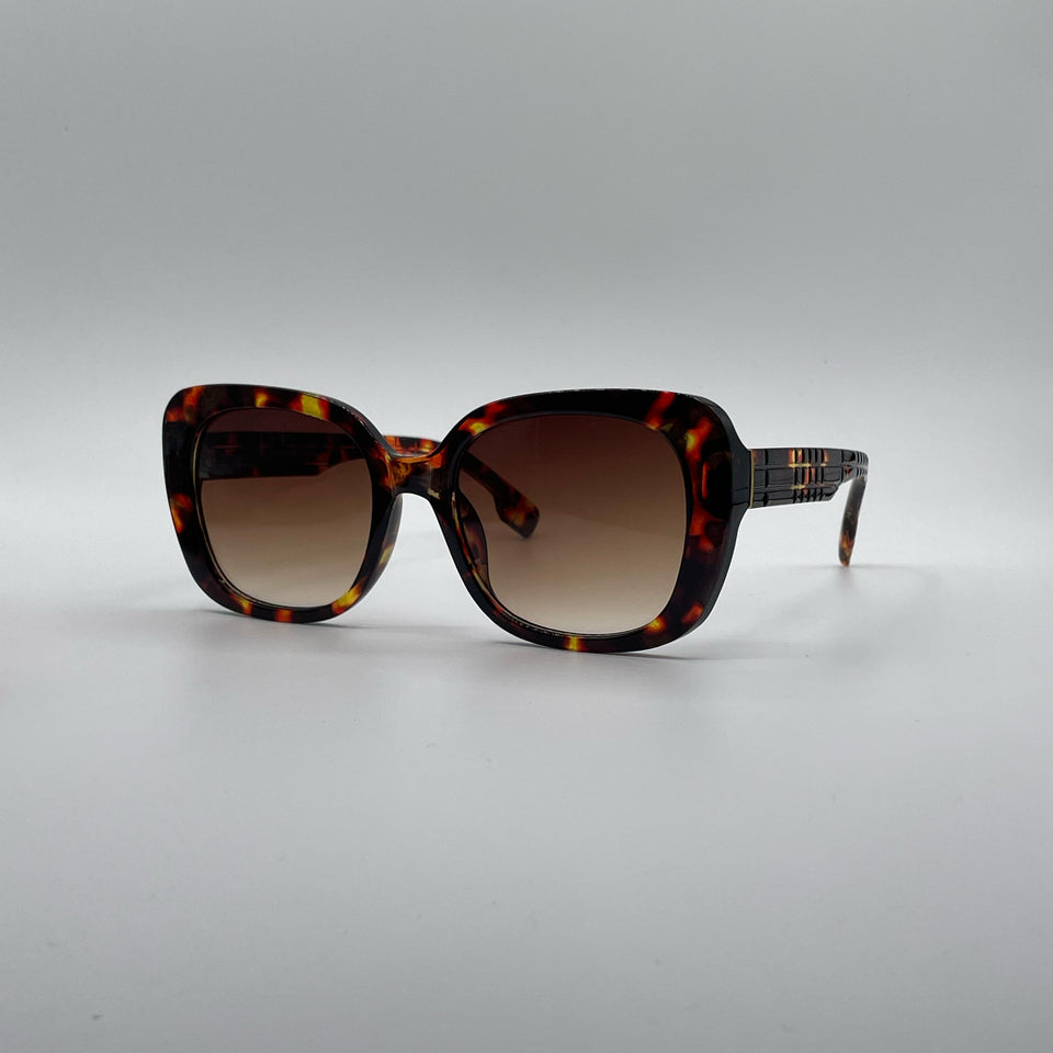 Butterfly Tortoise Frame Women's Sunglasses-187
