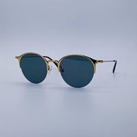 Circular Thin Golden Frame Women's Sunglasses-209