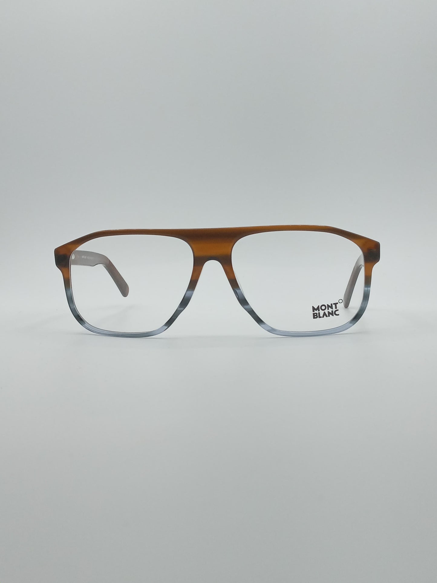 Retro Aviator Orange and White Frame Men's Optics-250