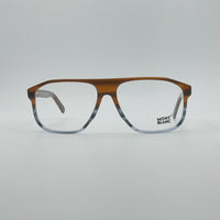 Retro Aviator Orange and White Frame Men's Optics-250