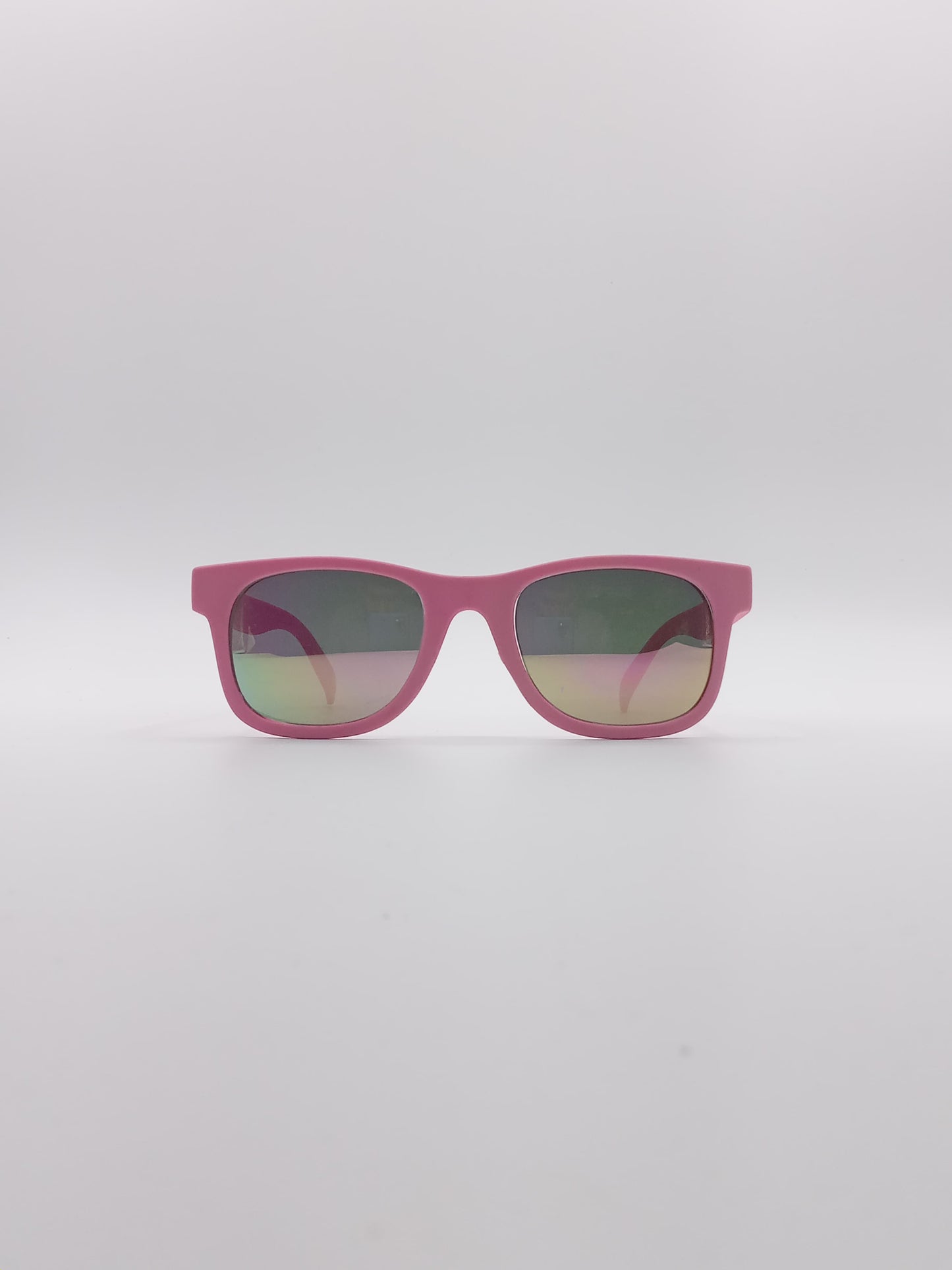 Acetate Pink Frame Kids Sunglasses-060