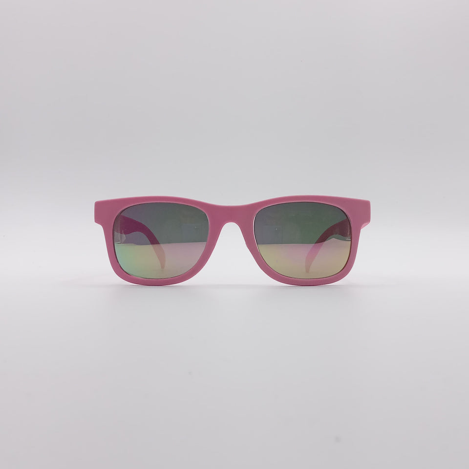 Acetate Pink Frame Kids Sunglasses-060