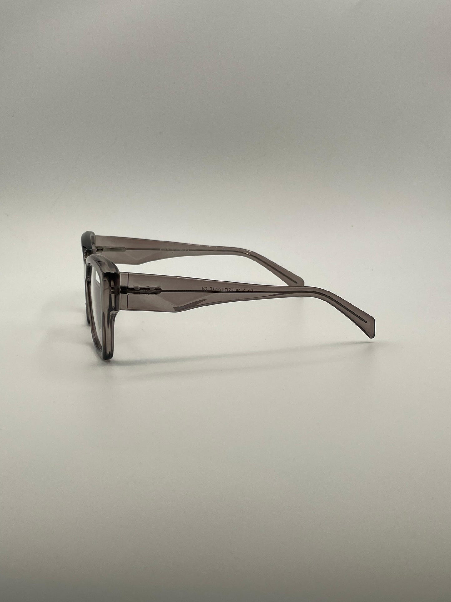 Acetate Translucent Grey Frame Women's Optics-366