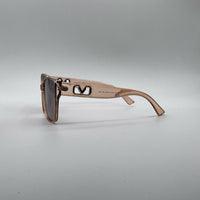 Cat Eye Beige Frame Women's Sunglasses-177