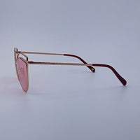Cat Eye Thin Golden Frame Women's Sunglasses-206